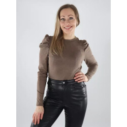 Jacqueline de Yong Jdytonsy ls puff sleeve top jrs dia melee