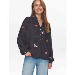 Nümph Nutekna shirt 706126 obsidian