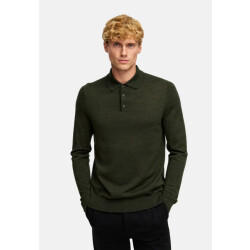Kronstadt Ks35012 ksjohannes merino polo knit 609 army mix