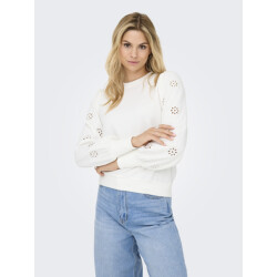 Only Onlfemme l/s puff embroidery ub swt
