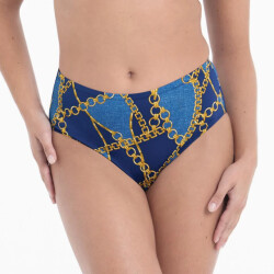 Rosa Faia Sea chains bikini slip 8795-0 312 blue denim