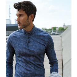 Blue Industry Casual polokraag overhemd |