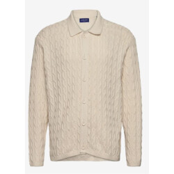 Jack & Jones Jorwinter knit cable polo styd aw24