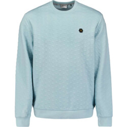 No Excess Sweater crewneck jacquard ice