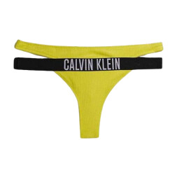 Calvin Klein Bikinibroekje met geribd detail voor dames