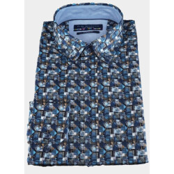 R.B. Boston Casual hemd lange mouw regular fit 100% cotton 527670/614