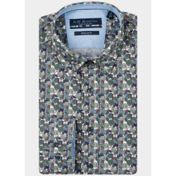 R.B. Boston Casual hemd lange mouw regular fit 100% cotton 527670/719