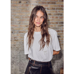 Haute L'Amitié Haute l’amitié pearl bow tee strikjes