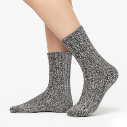 ARIESZZZ Norweger geitenwollen sokken 6 pack 50% wol extra warm & ademend anti-zweet unisex winter- & zomersokken