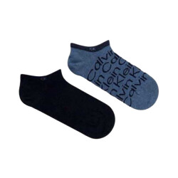Calvin Klein No-show sokken met logo voor heren (set van 2)