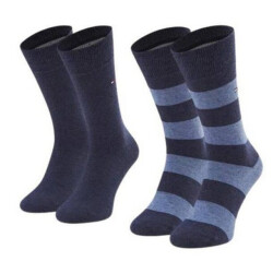 Tommy Hilfiger Sokken met contrastdetail voor heren (set van 2)