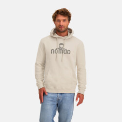 Nomad Rolleston hoodie kangaroo heren | stone