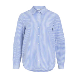 Vila vidoja ls striped tape shirt 14111986 blazer