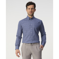 Campbell Casual overhemd donker