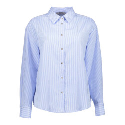 Geisha blouse stripes w rhinestones 53821-70 625 blue off white