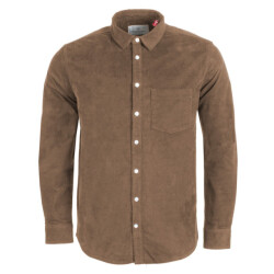 Kronstadt Ks2788277 johan corduroy 962 raw umber heren overhemd