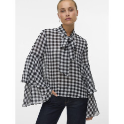 Vero Moda Vmsia ls flounce top wvn ga