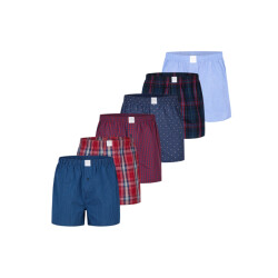 MG-1 Wijde boxershorts heren 6-pack multipack d605 multicolor