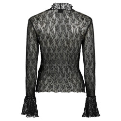 Jacqueline de Yong Jdylala ls high neck lace top -