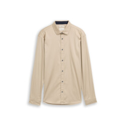 Tom Tailor Stretch shirt beige