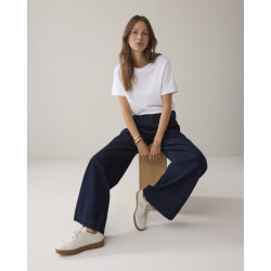 Summum 4s2883-5203 492 jeans wide leg cotton lurex denim night blue denim