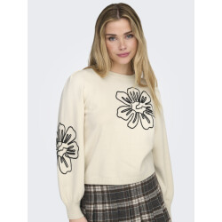 Only Onlmagnolia ls detail pullover knt