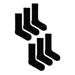 Tommy Hilfiger Effen hooggesneden herensokken (set van 6)