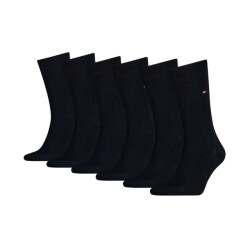 Tommy Hilfiger Effen hooggesneden herensokken (set van 6)