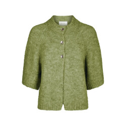 Neo Noir benuta fluffy knit cardigan 165816 723 dusty green