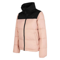 4F Dames h4z22 kudp014 gewatteerd jack met kleurblok