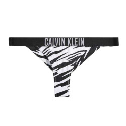 Calvin Klein Dames zebraprint diep uitgesneden bikinibroekje