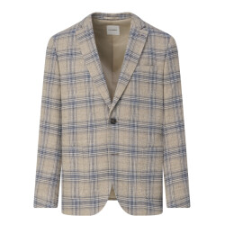 Campbell Colbert safari brown big check