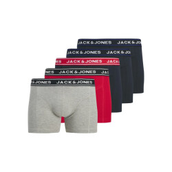 Jack & Jones Heren boxershorts trunks jachector effen 5-pack