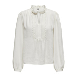 Jacqueline de Yong Jdyrachel life ls pintuck top wvn noos ecru