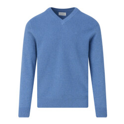 Campbell Trui v-hals true navy melange