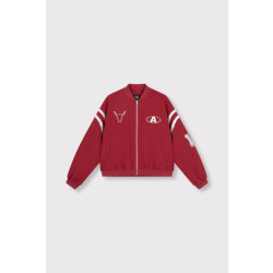 Alix The Label Tape jacket bordeaux