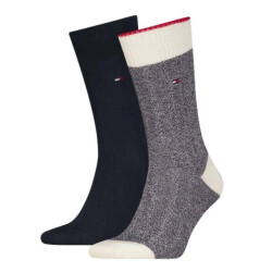 Tommy Hilfiger Sokken met contrastdetail voor heren (set van 2)