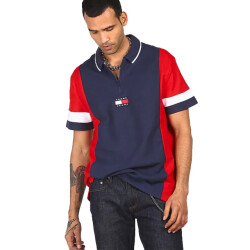 Tommy Hilfiger Herenpoloshirt met kleurblok