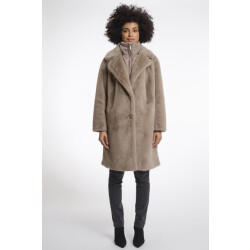 Rino & Pelle Geesje.7002512 single breasted faux fur coat