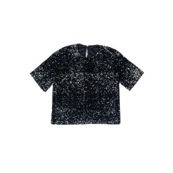 WithBlack Wblidun 12 sleeve sequin top 00001172