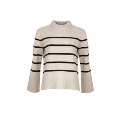 WithBlack Wblcassidy ls striped pullover 00001067