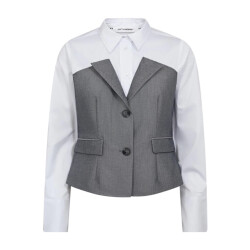 Co'Couture Pollycc corsage mix blouse