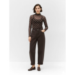 Object Objnela ls o-neck mesh top rep