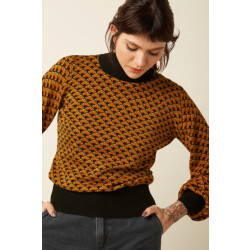 King Louie Rollneck top frio 10036 cabernet red