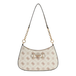 Guess Carrie logo top zip schoudertas