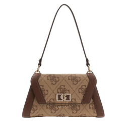 Guess Karnilla logo flap schoudertas