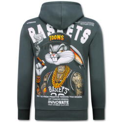 True Rise Oversized hoodie met capuchon gangster chicago