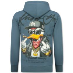 True Rise Oversized hoodie met capuchon gangster