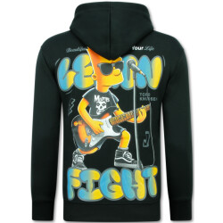 True Rise Oversized hoodie met capuchon lemon rock