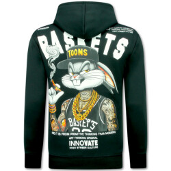 True Rise Oversized hoodie met capuchon gangster chicago